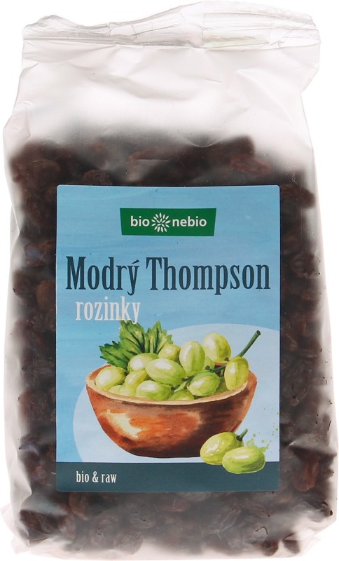 Bio rozinky Modrý Thompson bio nebio 400g
