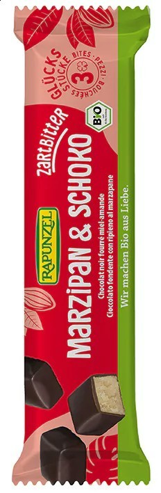 Bio marcipán v hořké čokoládě RAPUNZEL 50 g