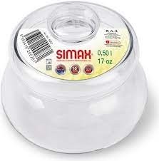 Simax cukřenka 0,5l sklo vč. víčka