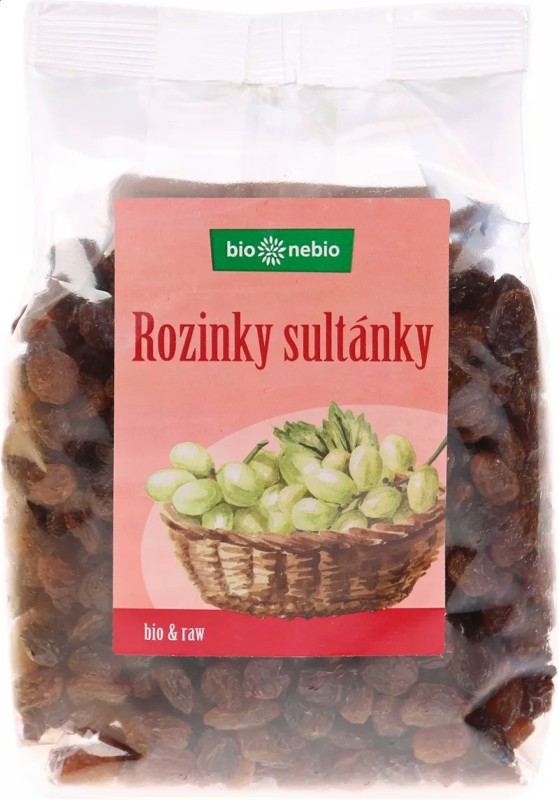 Bio rozinky sultánky bio nebio 400 g
