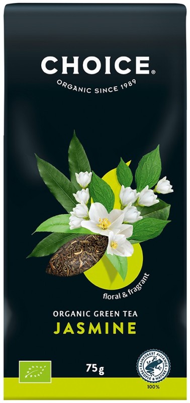 Bio zelený čaj sypaný Jasmín CHOICE 75g