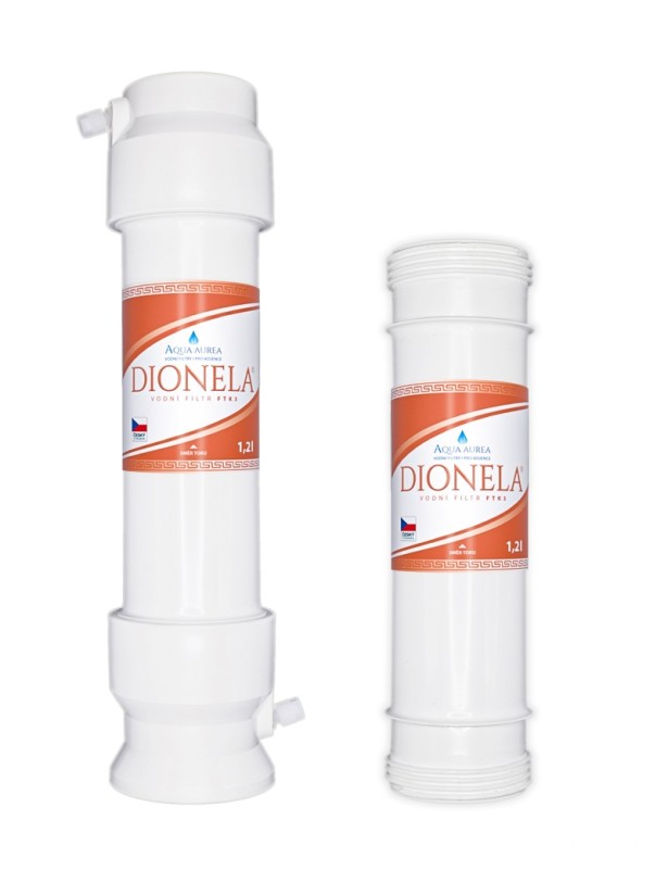 Dionela FTK3 pod kuchyňskou linku s náhradní filtrační vložkou