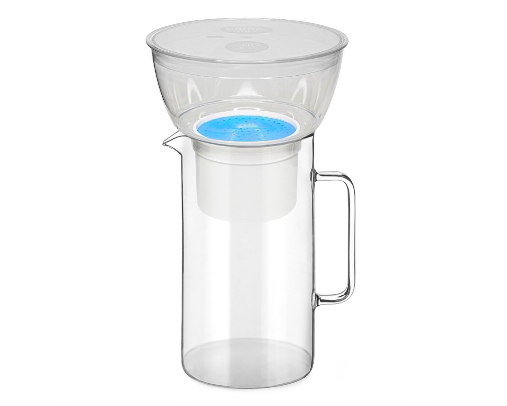 Konvice vysoká 2,5l s ledákem, sítkem a víčkem