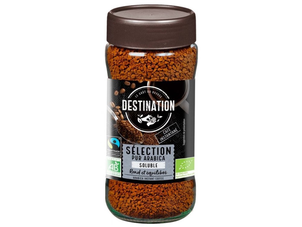 Bio instantní káva 100% arabika Destination 100 g