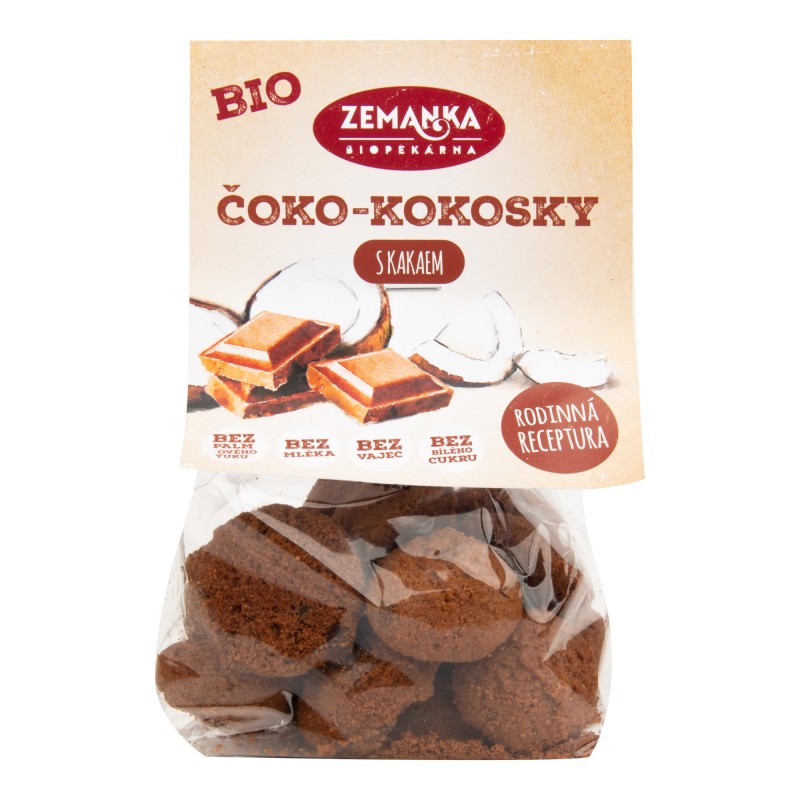 Bio Čoko-kokosky s kakaem 100 g BIO ZEMANKA