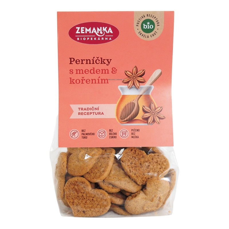 Bio Perníčky medové 100 g BIO ZEMANKA