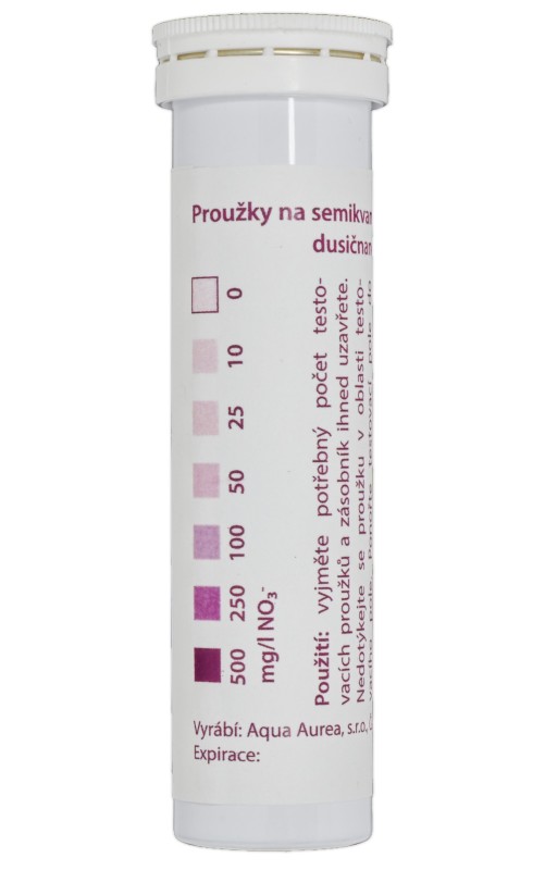 Souprava na stanovení dusičnanů, 20 proužků
