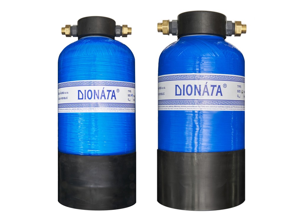 Kombinace Dionáty typ FAM1 s objemem AU 6l a Dionáty typ FDN2 s 6l iontoměničem