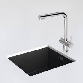 Kuchyňská trojcestná baterie Schock Vitus Nerez