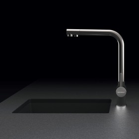 Kuchyňská trojcestná baterie Schock Vitus černá