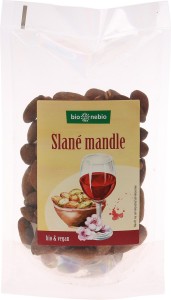 Bio slané mandle pražené bio nebio 100g