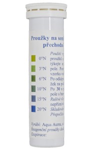 Souprava na stanovení přechodné tvrdosti,  20 proužků