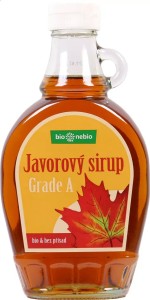 Bio javorový sirup 100% Grade A bio nebio 250 ml