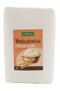 Bio pšeničná mouka celozrnná hladká bio*nebio 1 kg