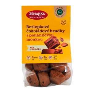 Bio Hrudky pohankové s čokoládou bezlepkové 100 g BIO ZEMANKA