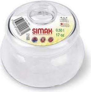 Simax cukřenka 0,5l sklo vč. víčka