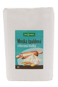 Bio špaldová mouka celozrnná hladká bio*nebio 1 kg