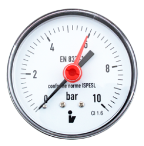 Manometr D50 0-10 zadní