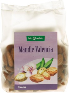 Bio mandle VALENCIA bio*nebio 200 g