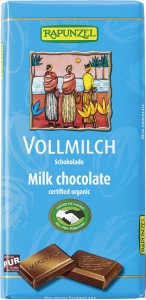 Bio mléčná čokoláda 38% RAPUNZEL 100 g