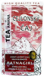 Bio černý čaj Cejlon Ratnagiri AMANA 70 g