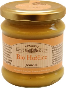 Bio jemná hořčice 205 g