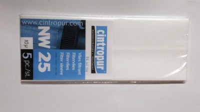 Náhradní filtrační vložka do MFC25 - porozita 10mcr, 5 ks