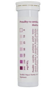 Souprava na stanovení dusičnanů, 100 proužků